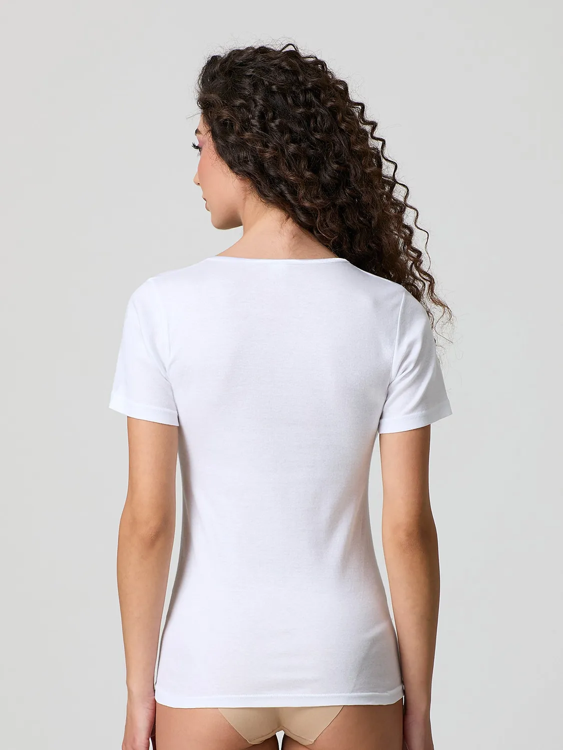 Jadea Basic 9005 maglietta cotone 3 pezzi satin