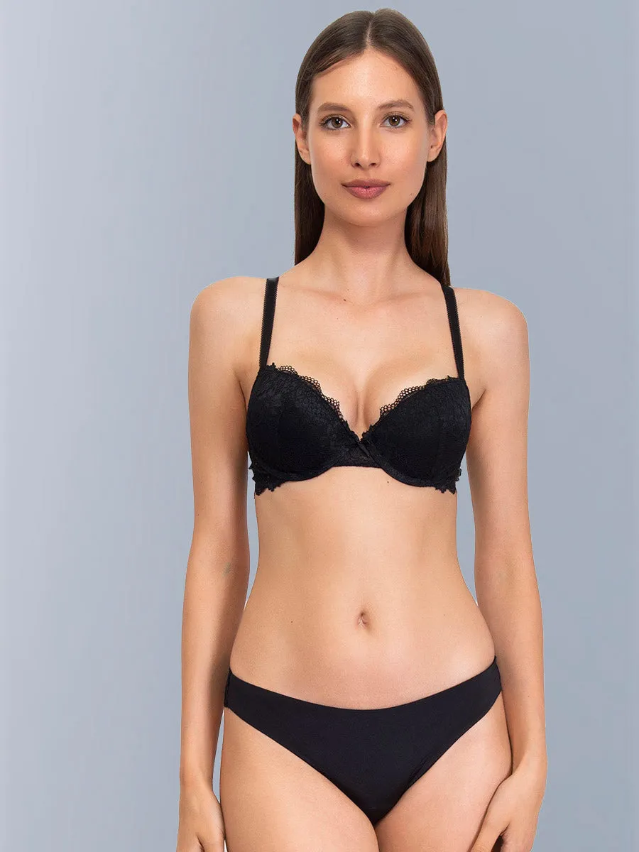 SièLei Wonder Lace 2444 push-up nero pizzo