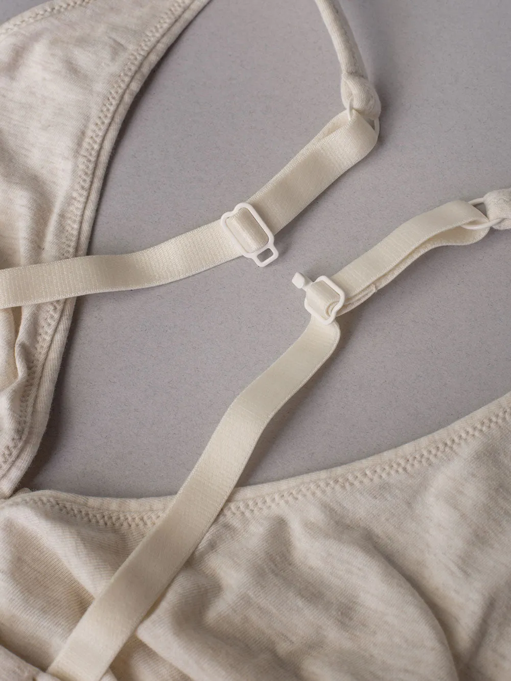 SièLei Natural Cotton 1454 triangolo cotone bio ecru senza ferretto