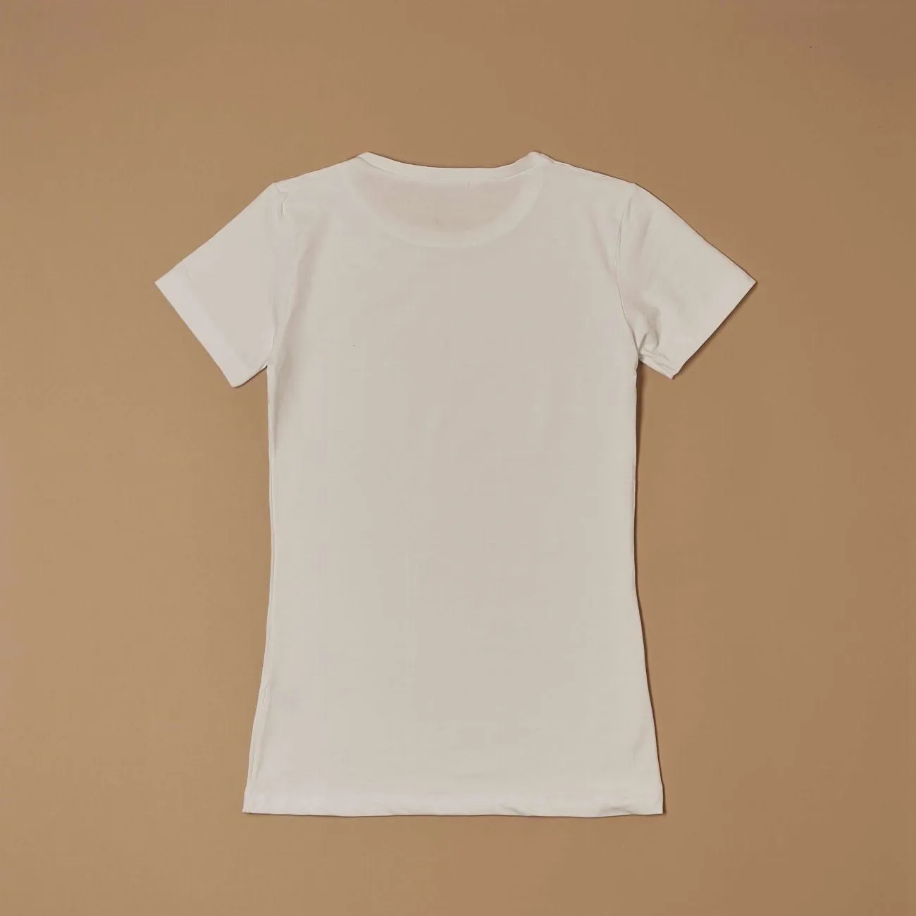 Jadea Basic 4180 t-shirt girocollo cotone bianco elasticizzato