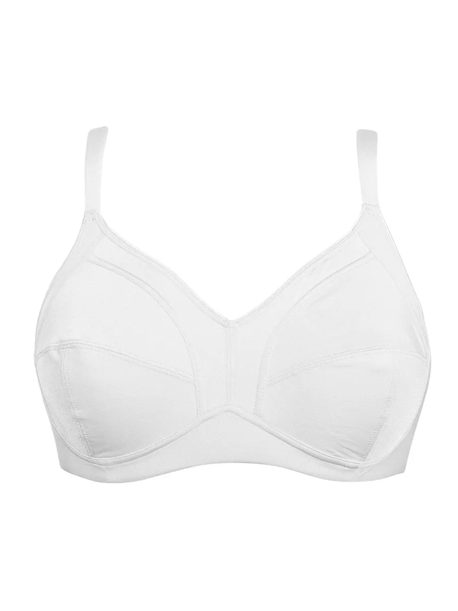 Si'èLei Plus 2548 Reggiseno Bianco Senza Ferretto
