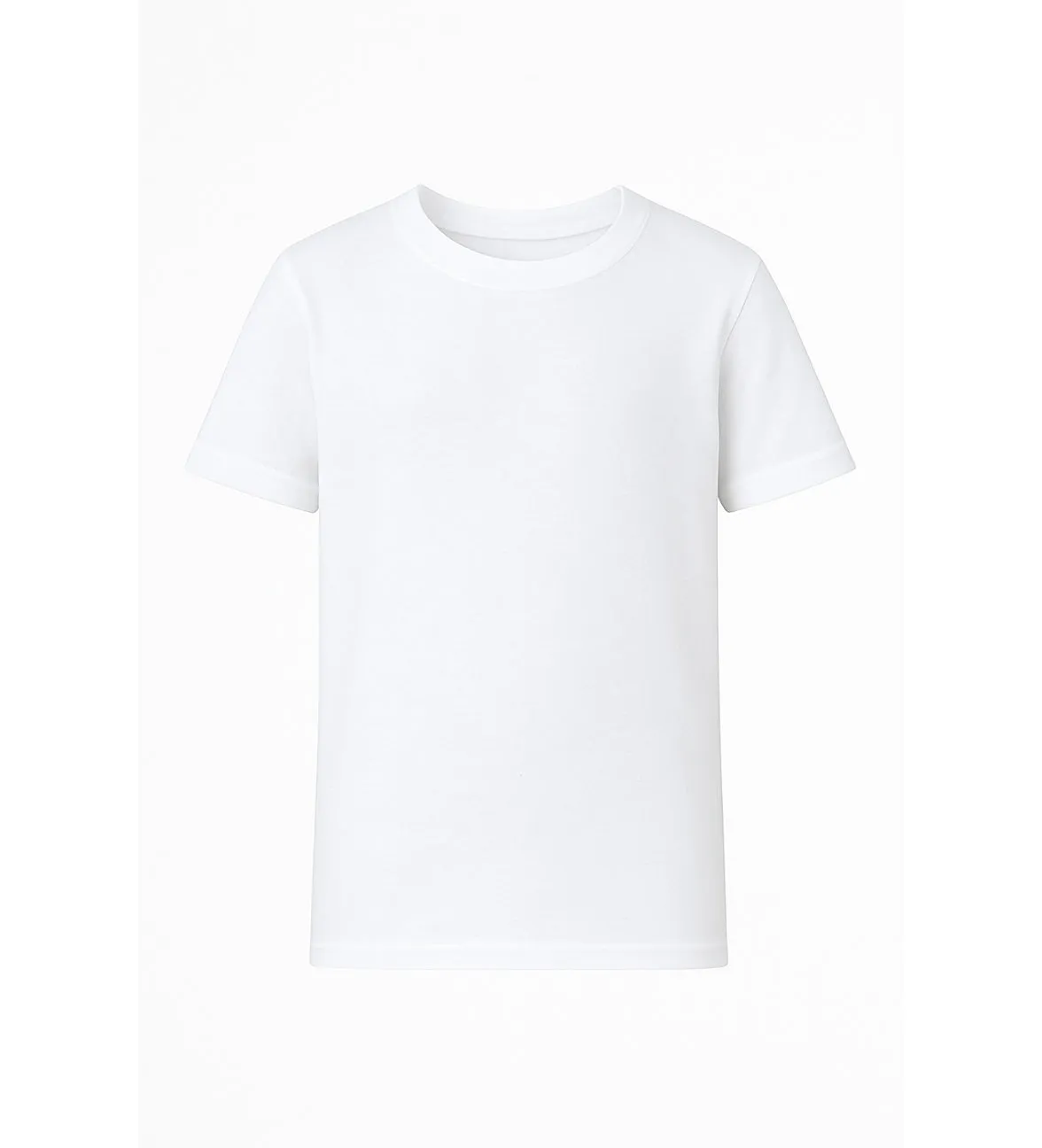 Rossoporpora Maglia Bambino Cotone Bianco mezza manica 100%
