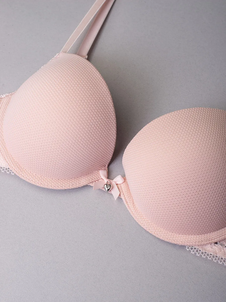Si'èLei Darling 1874 reggiseno push-up cipria jacquard