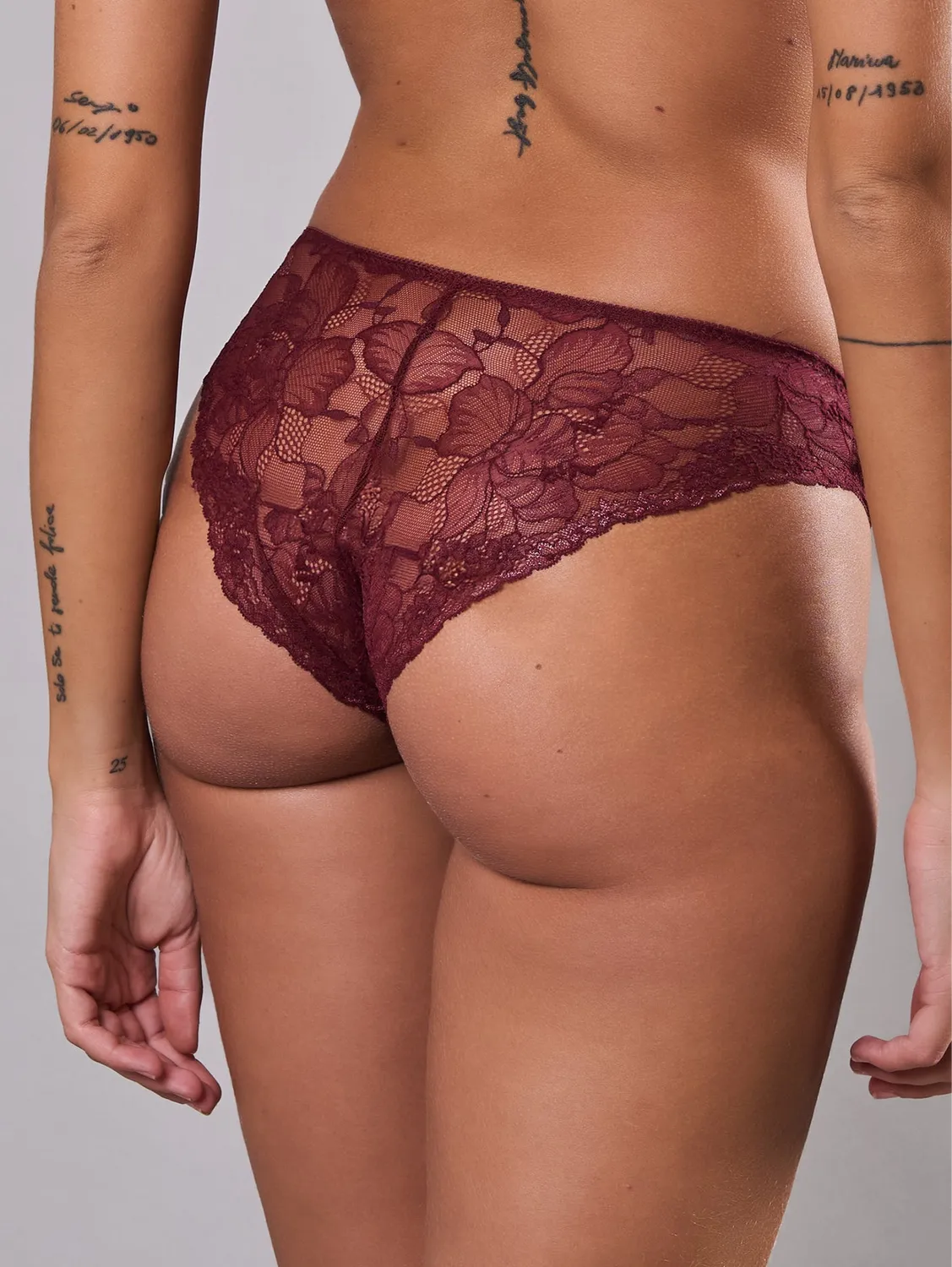 Si'èLei Only Lace 8035 slip pizzo melograno