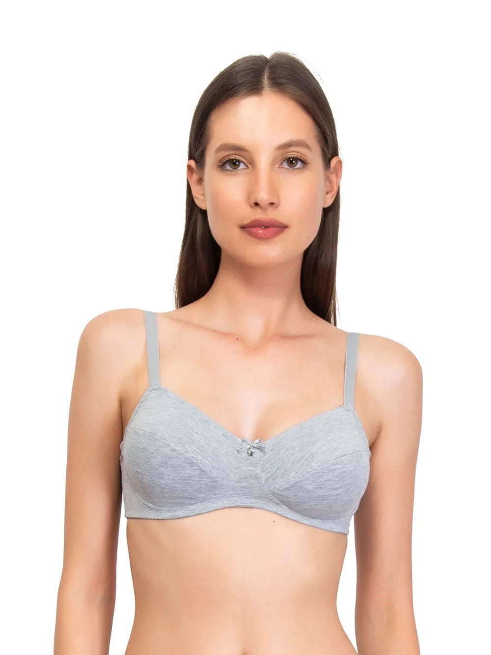 SièLei Natural Cotton 1440 reggiseno grigio cotone bio