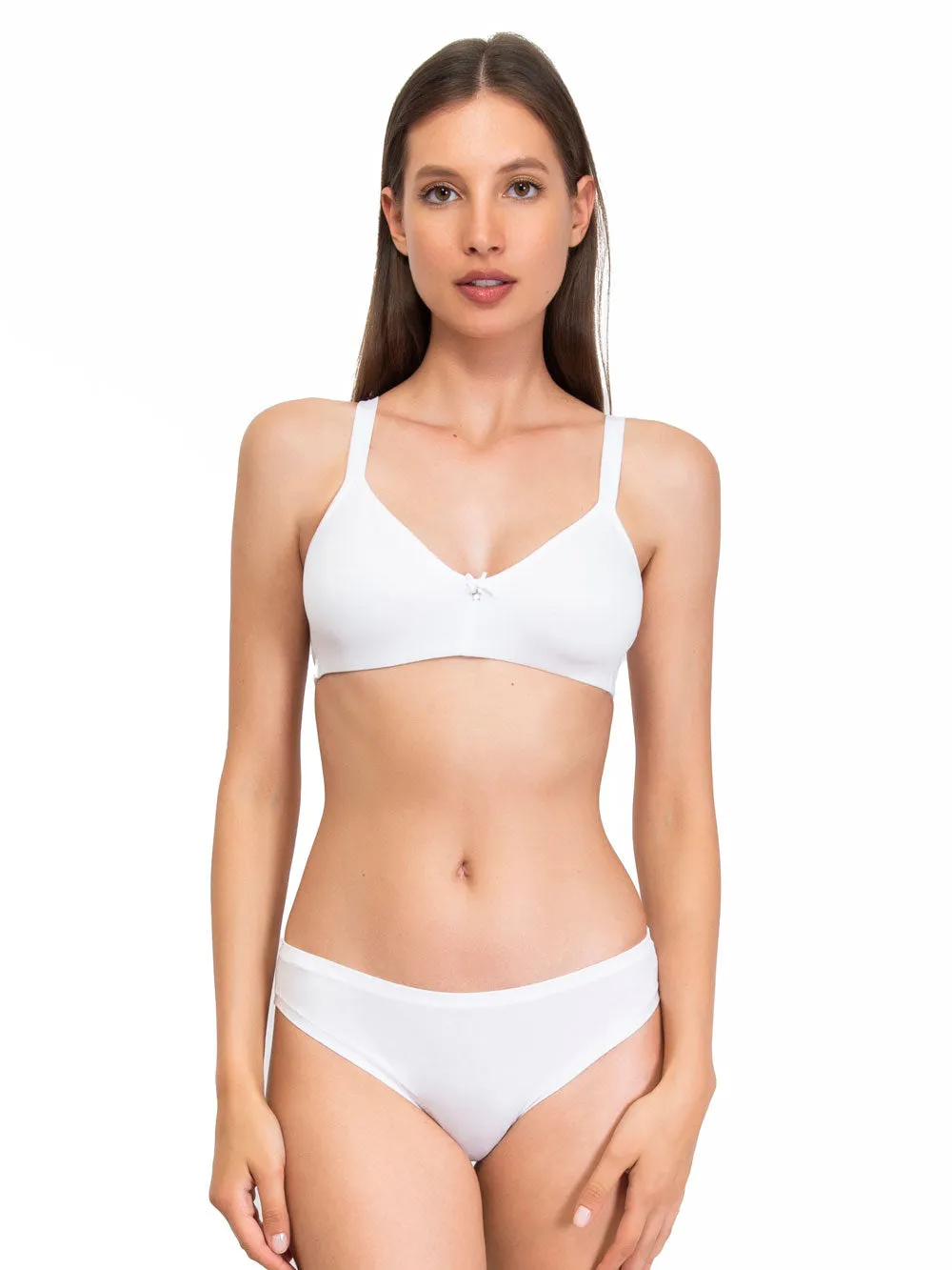 Si'èLei Natural Cotton 1450 reggiseno triangolo bianco