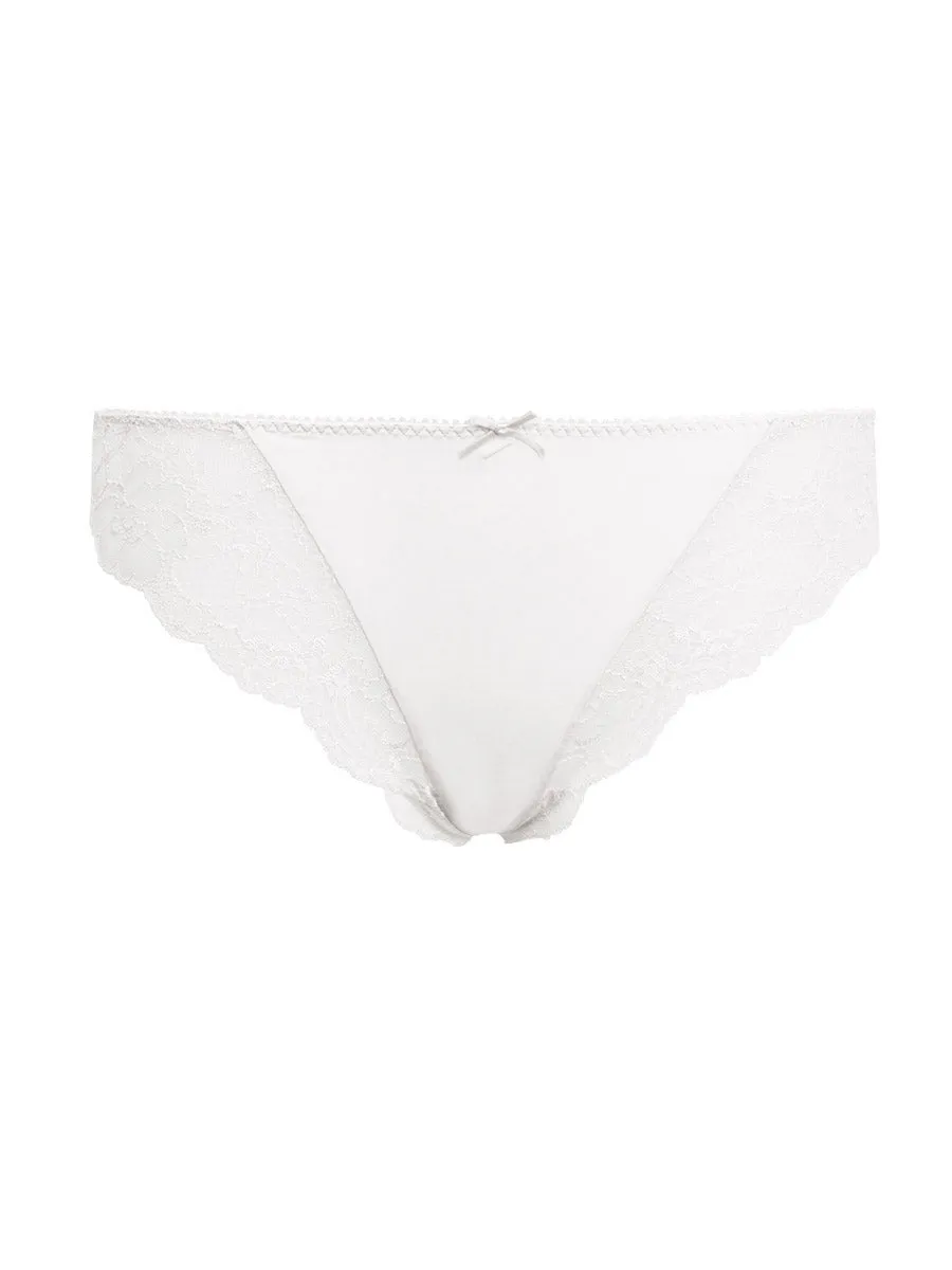 Si'èLei Pure Love 1975 slip bianco pizzo e microfibra