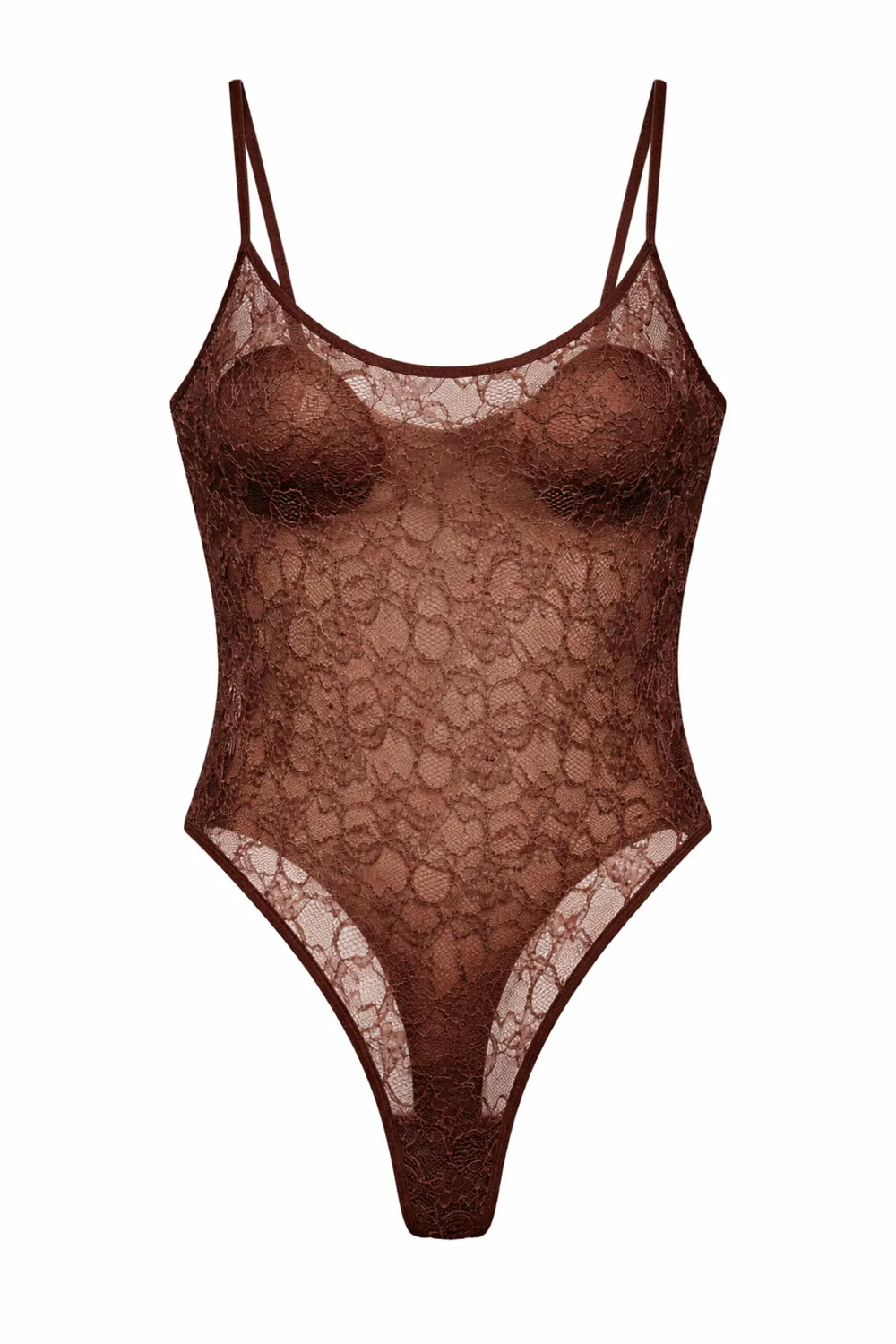 Rossoporpora Body Donna in Pizzo Sgambato Cipria Salvia