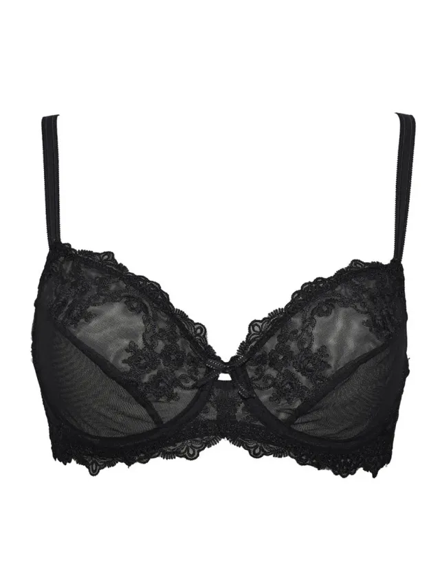 SièLei Glam 1940 reggiseno francese tulle nero