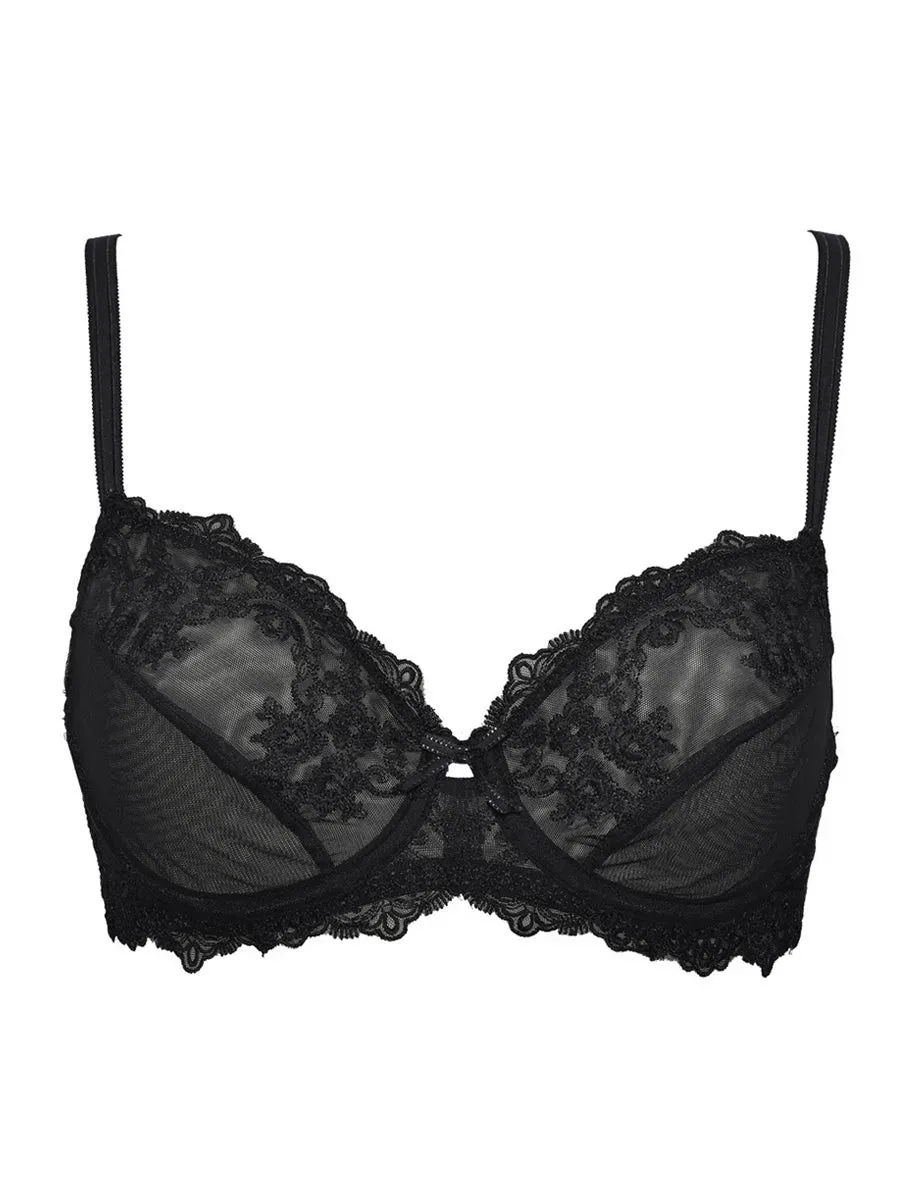 SièLei Glam 1940 reggiseno francese tulle nero