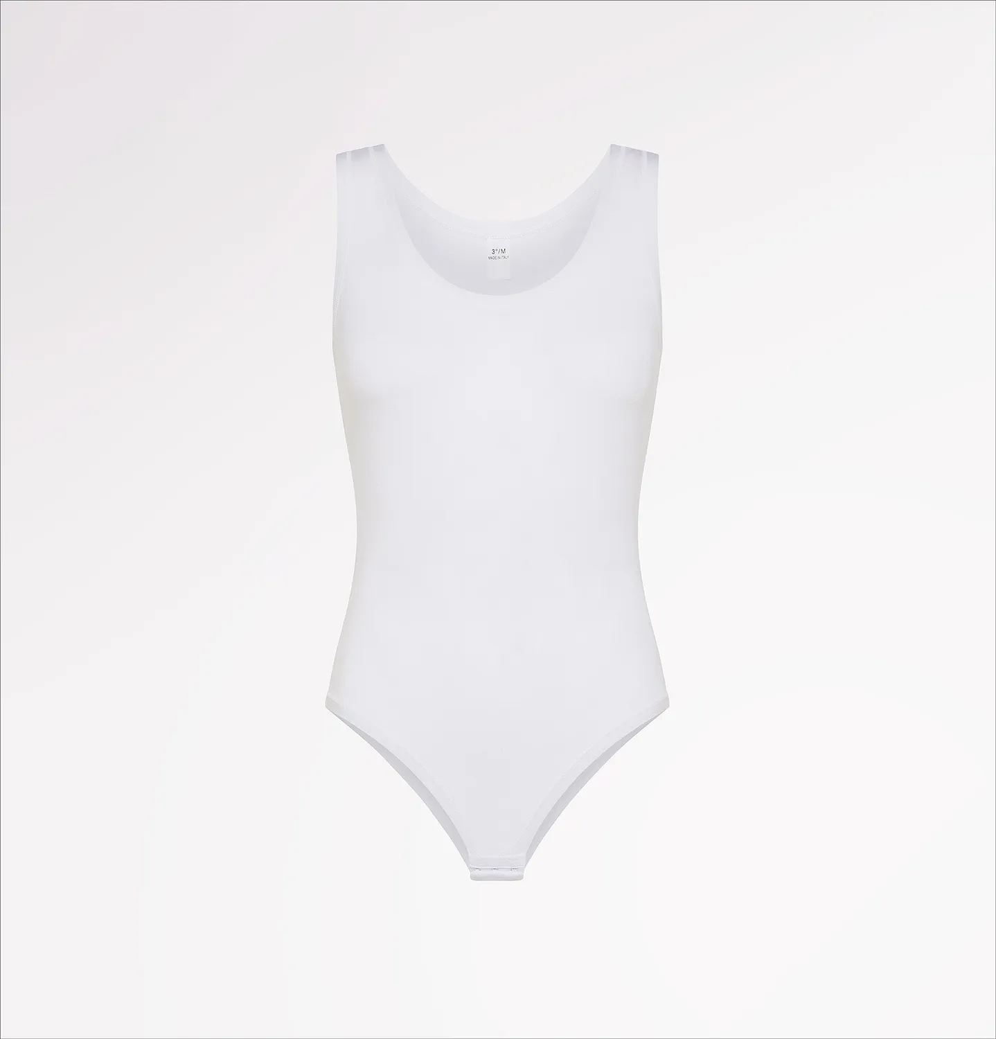 Casagin Body spalla larga TENCEL body bianco ipoallergenico