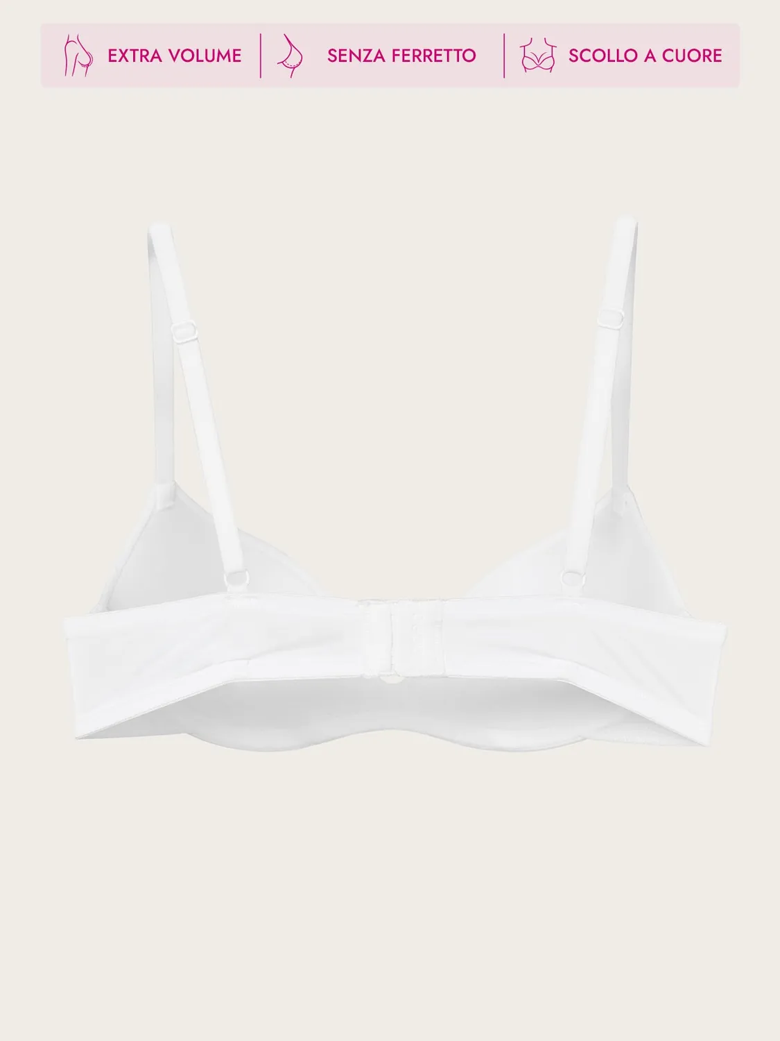 Jadea Basic Fiamma push-up senza ferretto nero
