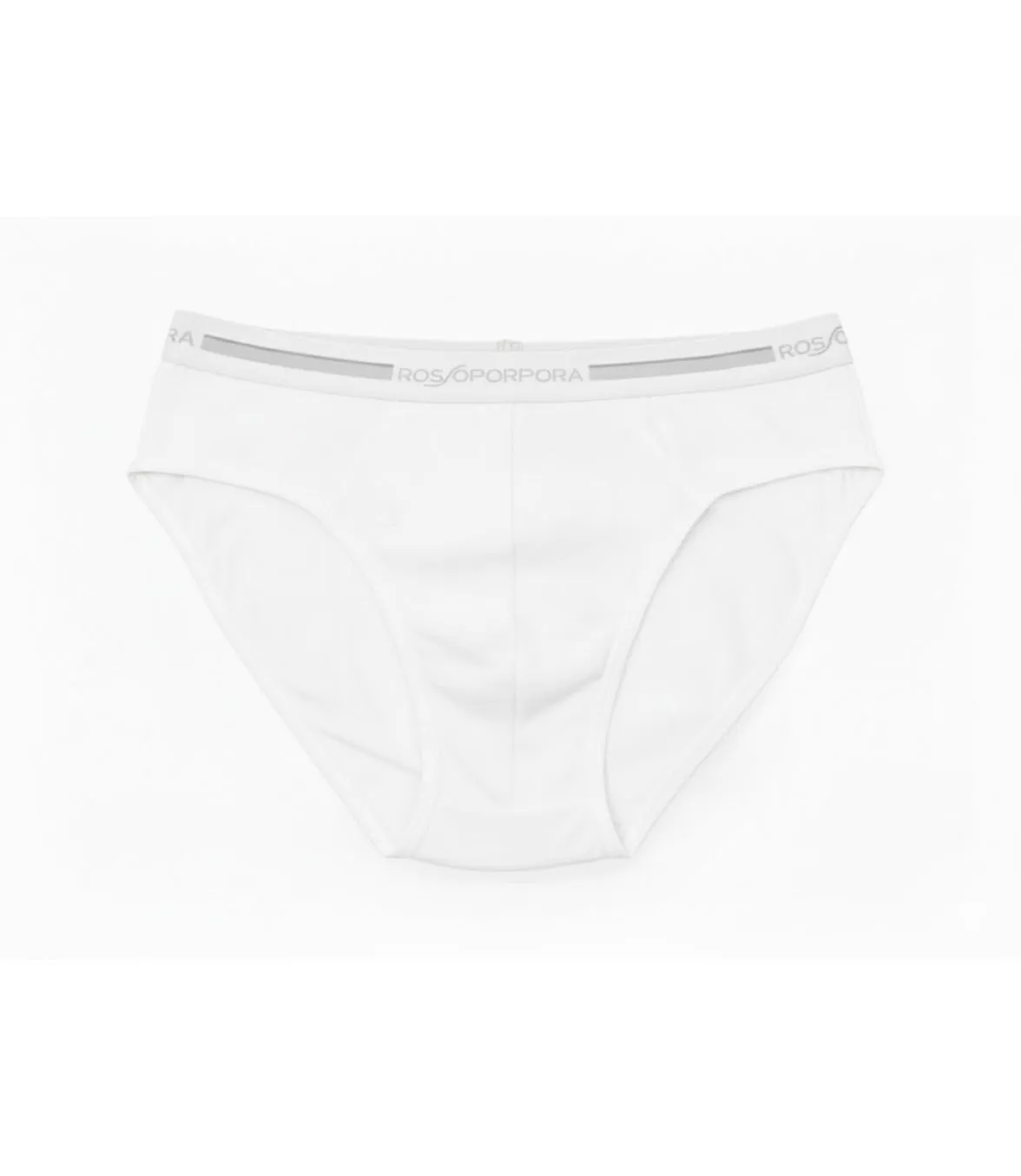 Rossoporpora Slip Elastico Logato slip uomo nero cotone