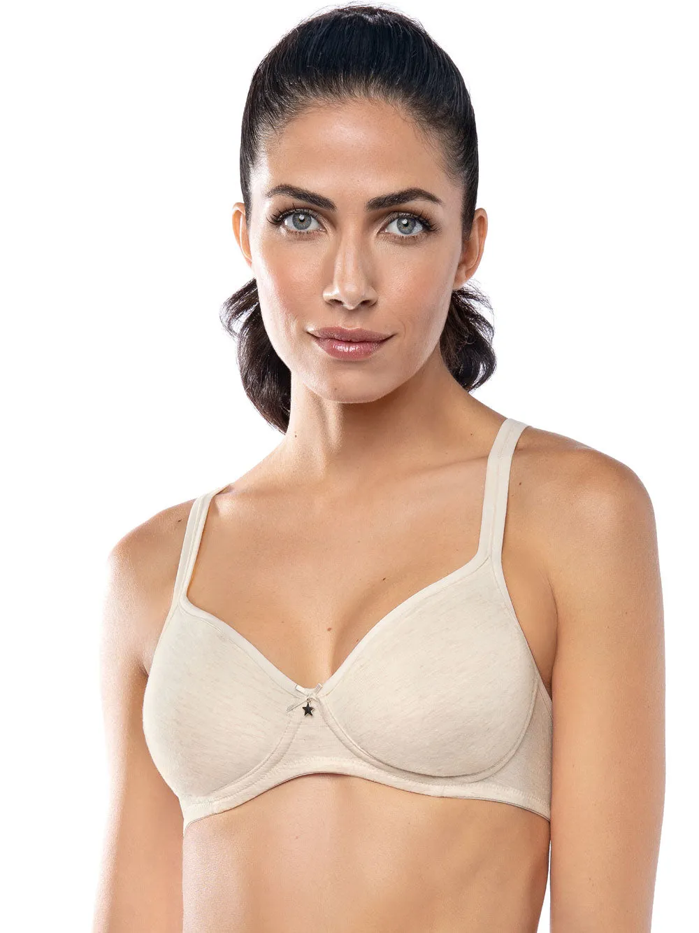 SièLei Natural Cotton 1452 reggiseno cotone bio ecru senza ferretto