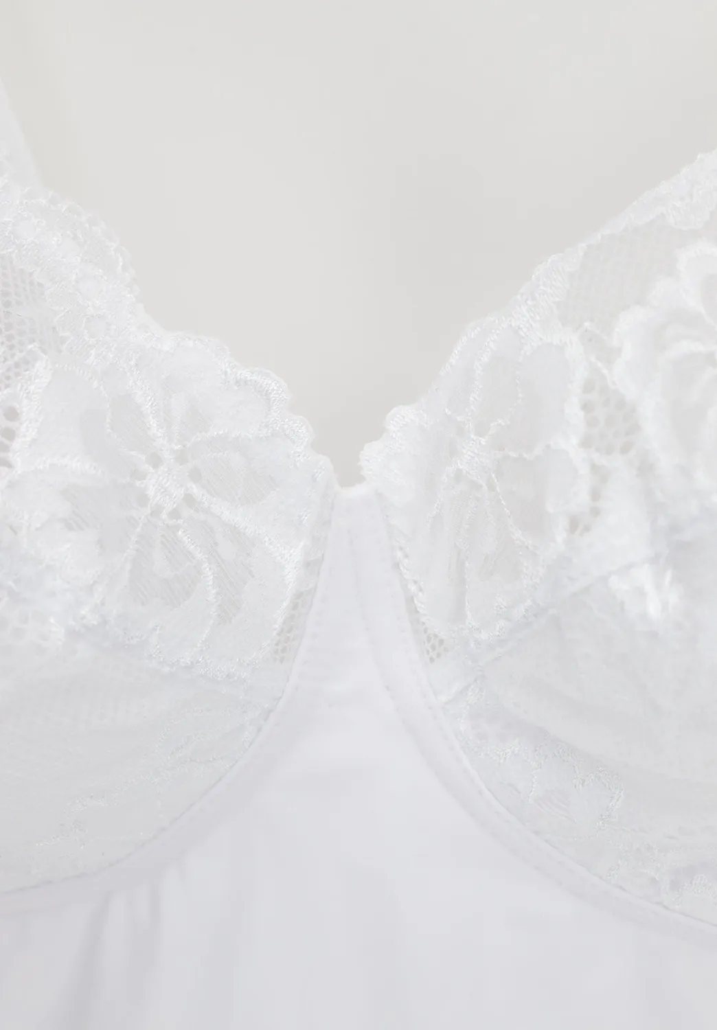 Lepel Belseno Pizzo 254 body bianco microfibra e pizzo