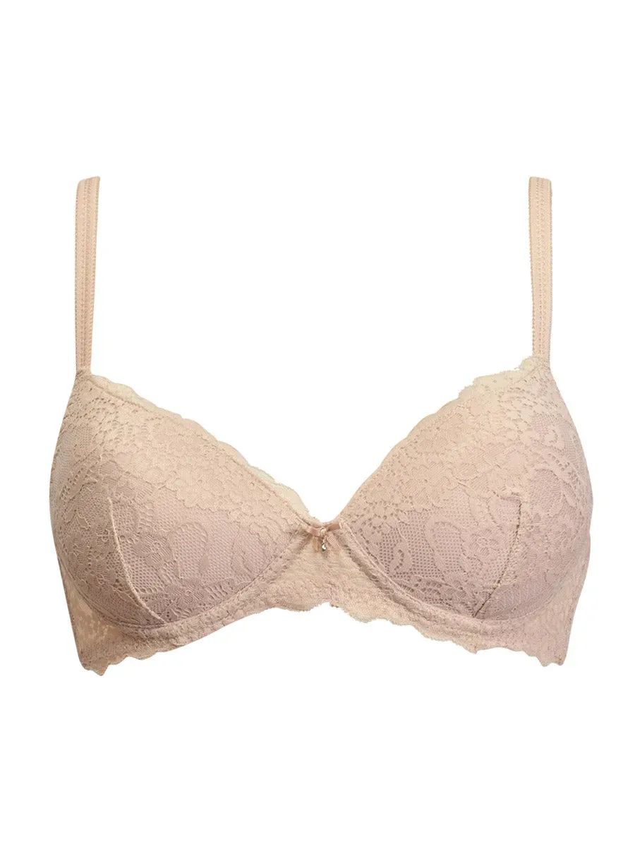 Si'èLei Allure 2676 reggiseno pizzo cipria