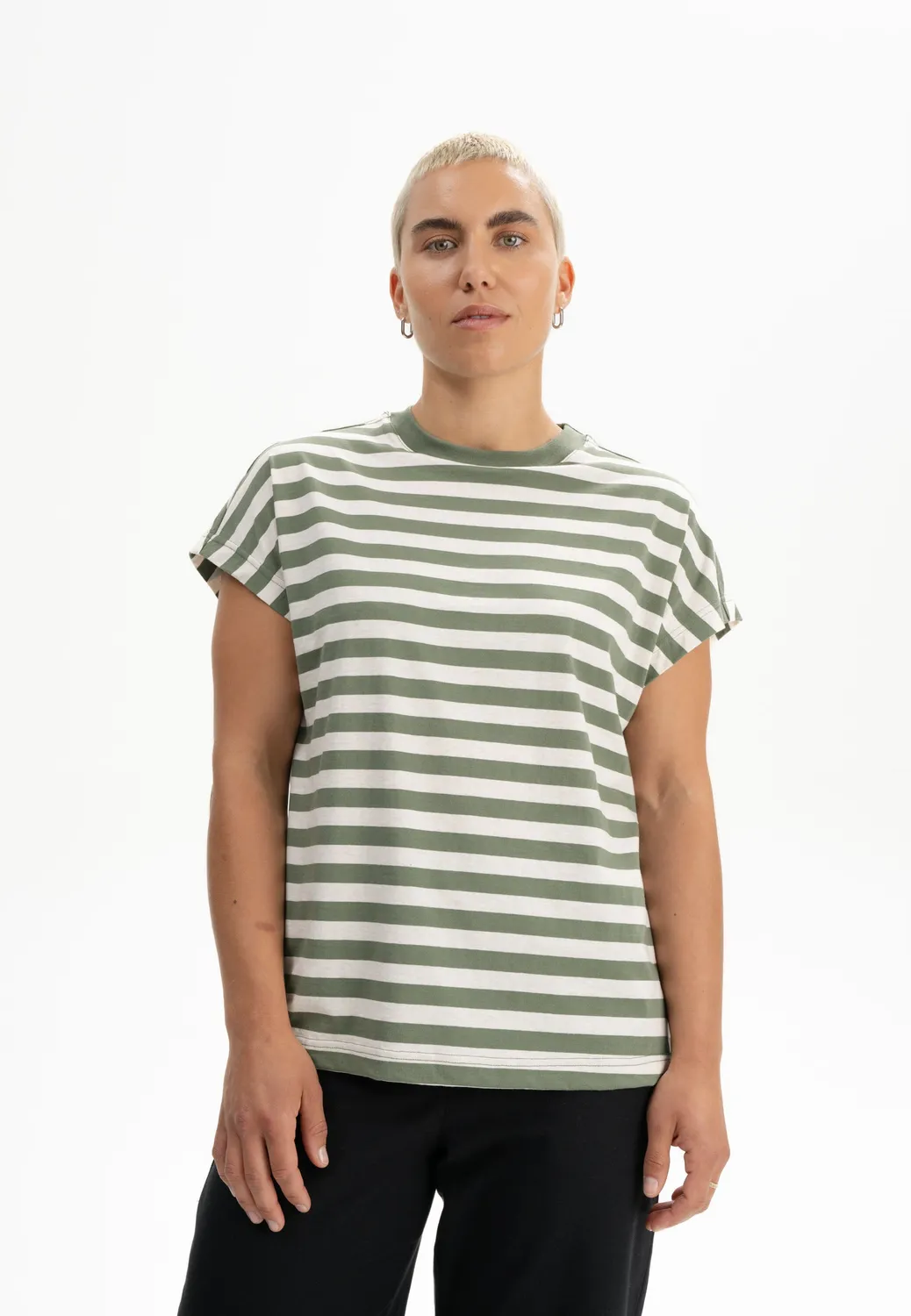 Casagin T-shirt Over Cotone Biologico Donna Bianco