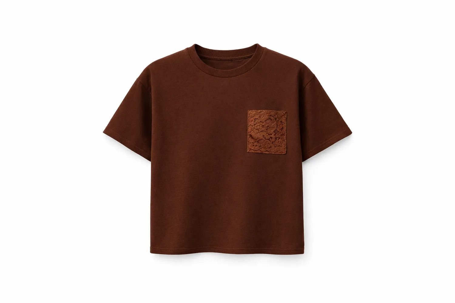 Rossoporpora T-shirt Donna Manica Corta Taschino Macramè