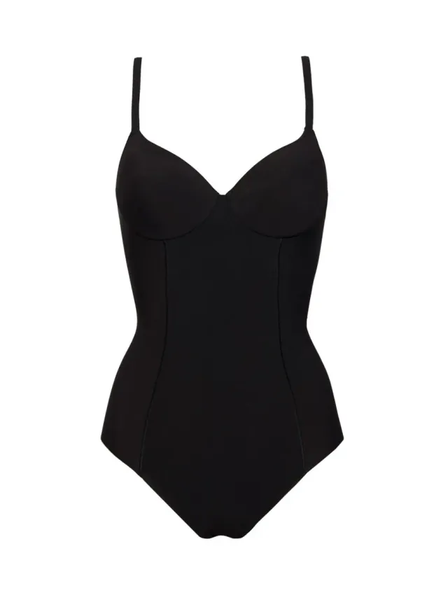 Si'èLei Comfort Fit 1844 body nero coppe imbottite modellante