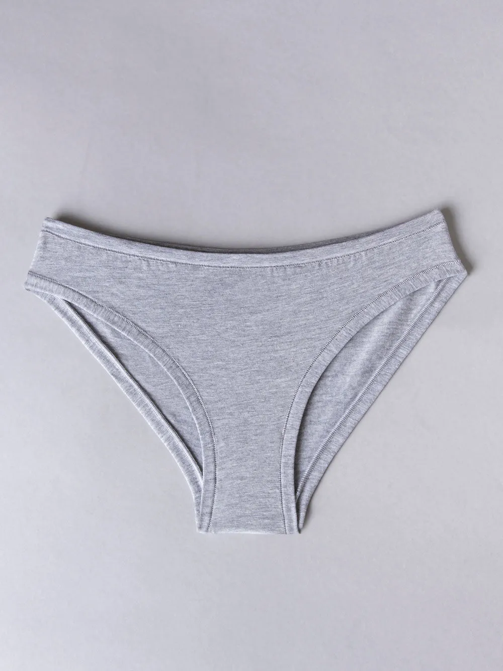 Si'èLei Natural Cotton 1445 slip grigio melange bio