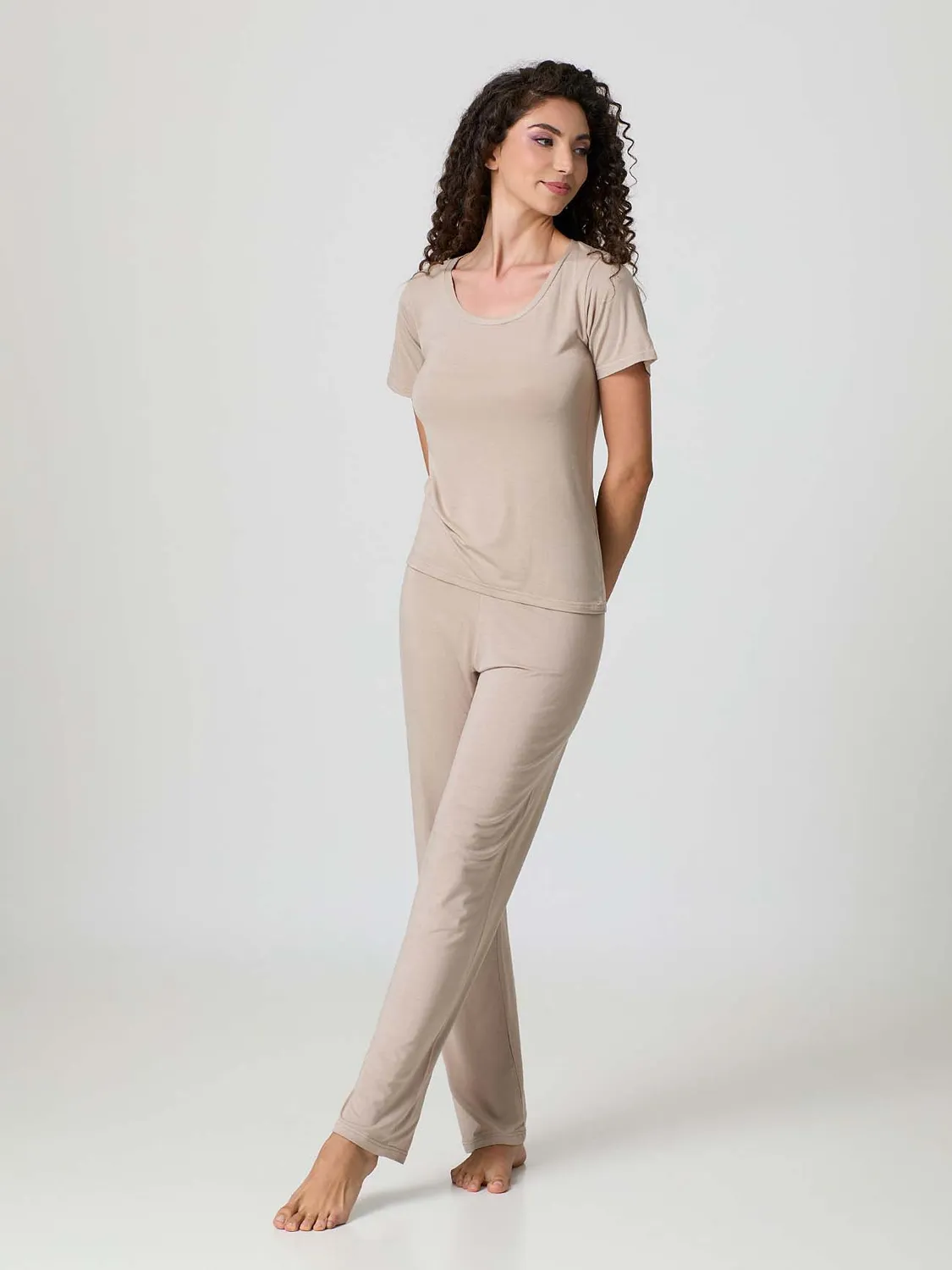Jadea 3189 Pantalone Relax Micromodal Fresco e Morbido