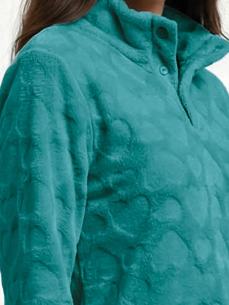 Si'èLei Coraline Soft OF45 pigiama ottanio coral collo alto