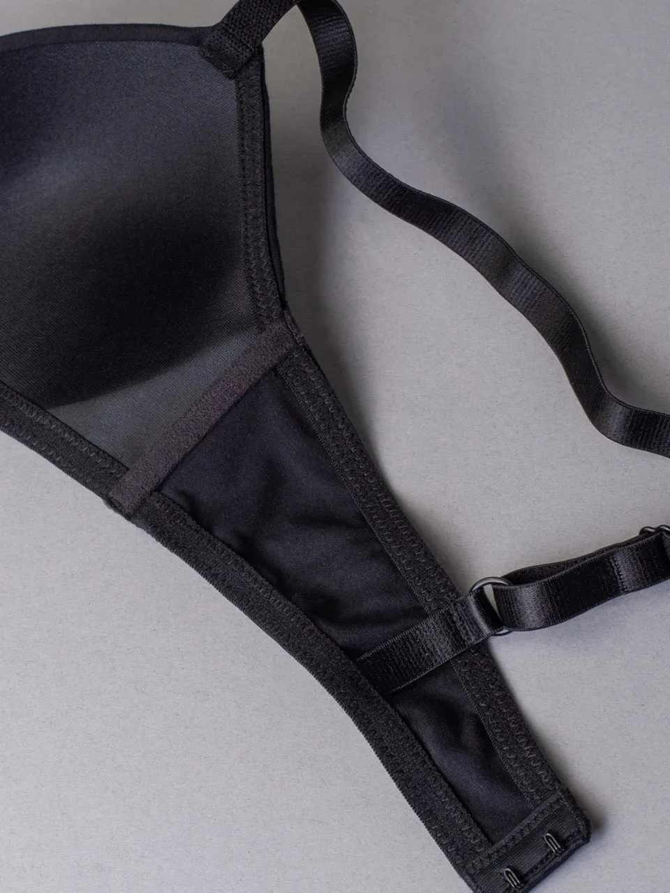 Si'èLei Natural Cotton 1458 reggiseno triangolo nero bio