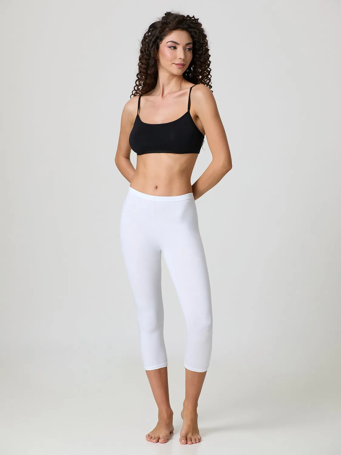 Jadea Basic 4266 leggings pinocchietto cotone traspirante