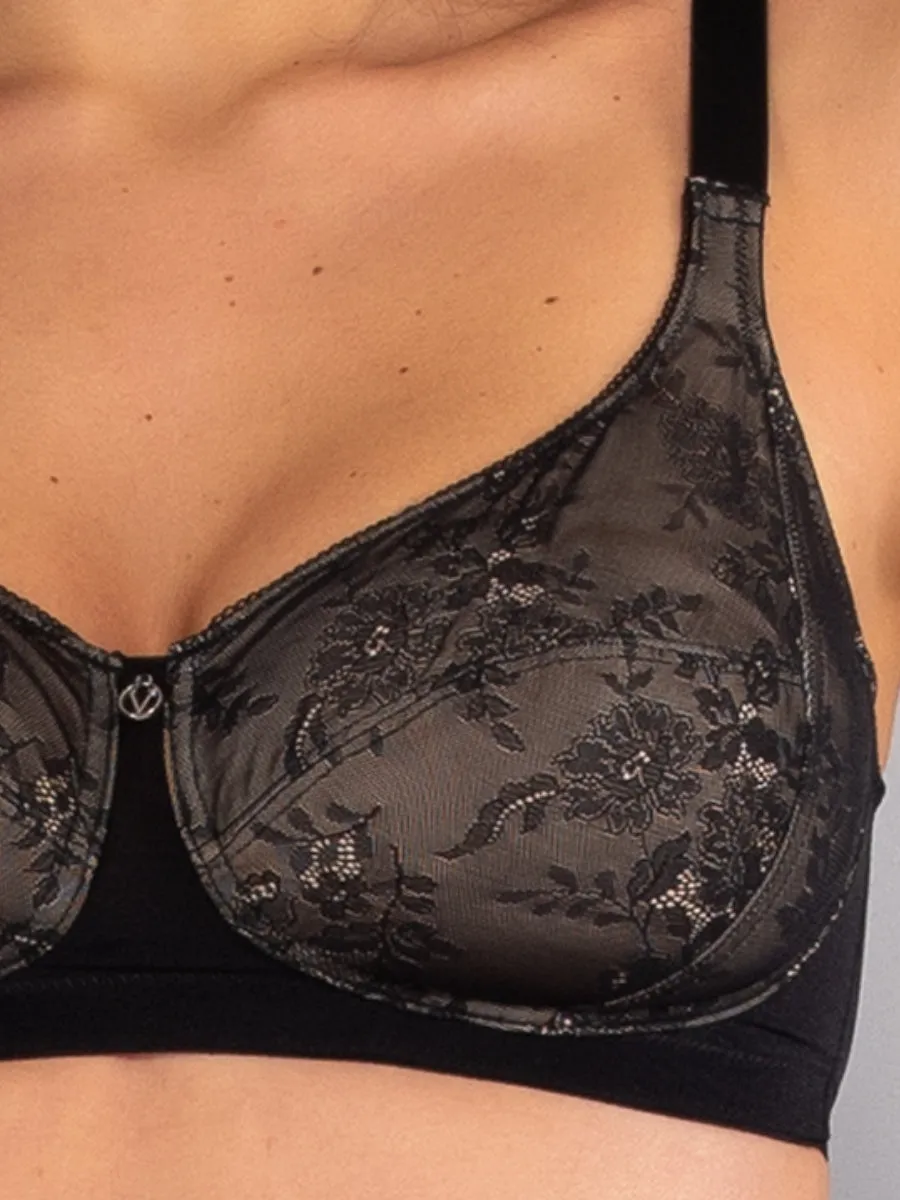 Si'èLei Verde Veronica DR10 reggiseno nero francese