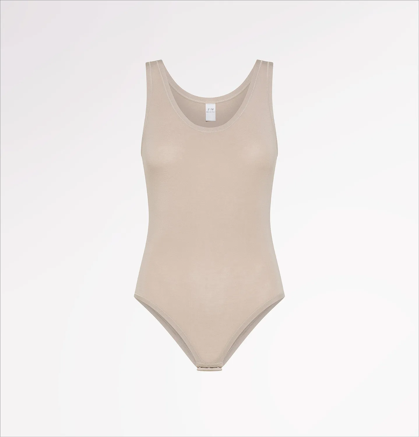 Casagin Body spalla larga TENCEL body bianco ipoallergenico