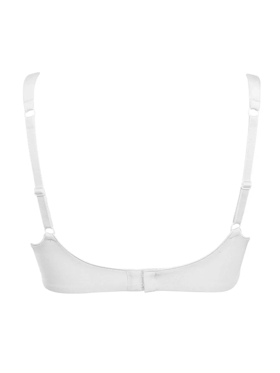 Si'èLei Plus 2556 reggiseno spacer bianco con ferretto