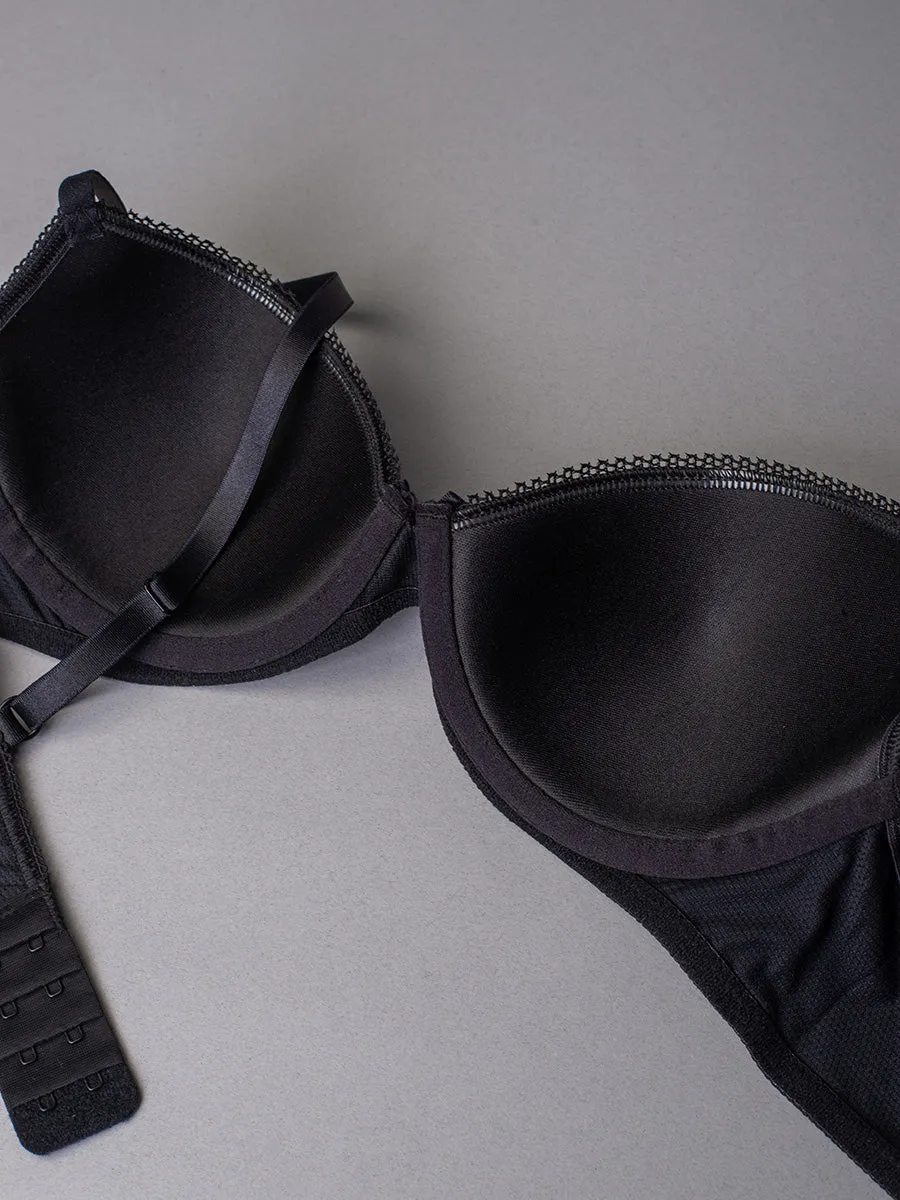 Si'èLei Darling 1882 reggiseno imbottito nero jacquard