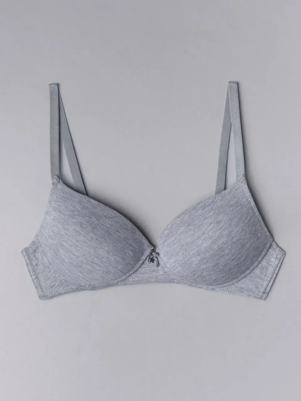 Si'èLei Natural Cotton 1456 Reggiseno Grigio in cotone