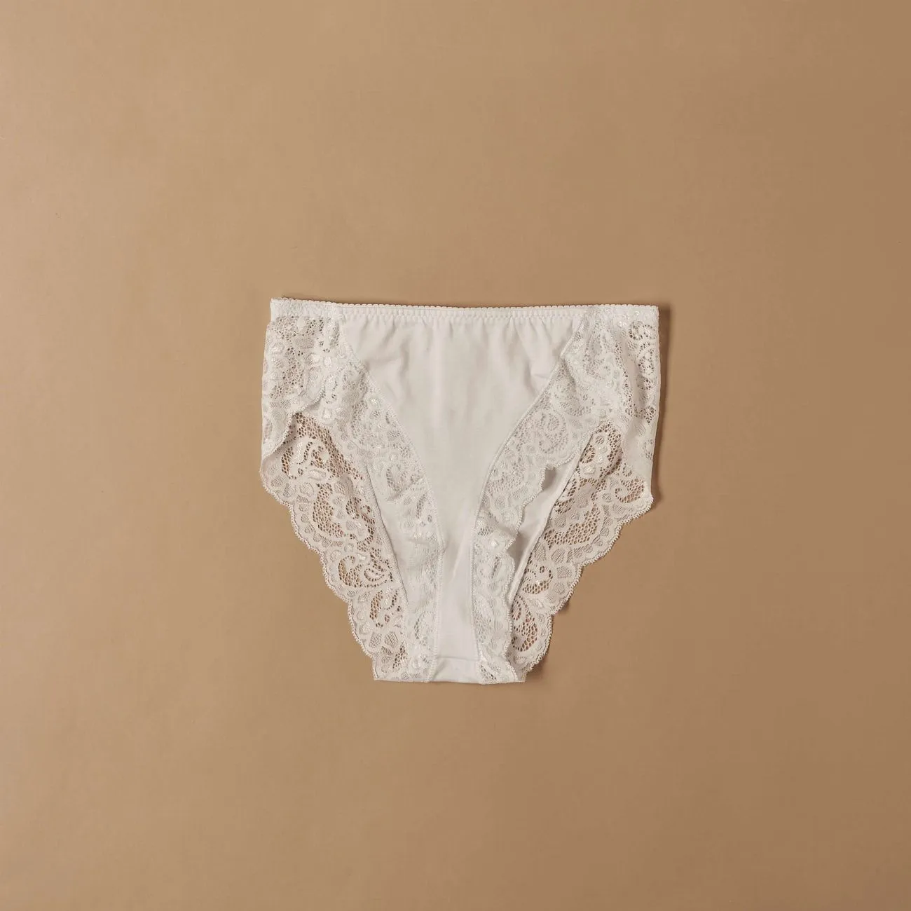 Jadea Basic 530 slip cotone modal pizzo bianco