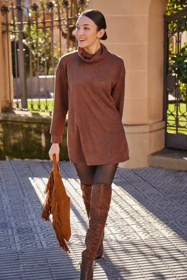 Janira Suede Twill Bluson maglia manica lunga calda