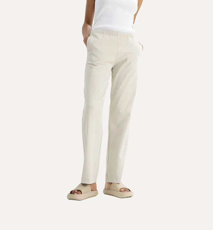 Casagin Pantaloni Lounge Jersey Cotone Biologico sabbia