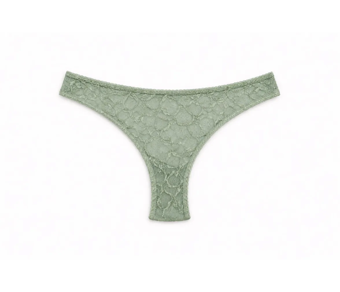 Rossoporpora slip brasiliana pizzo cioccolato
