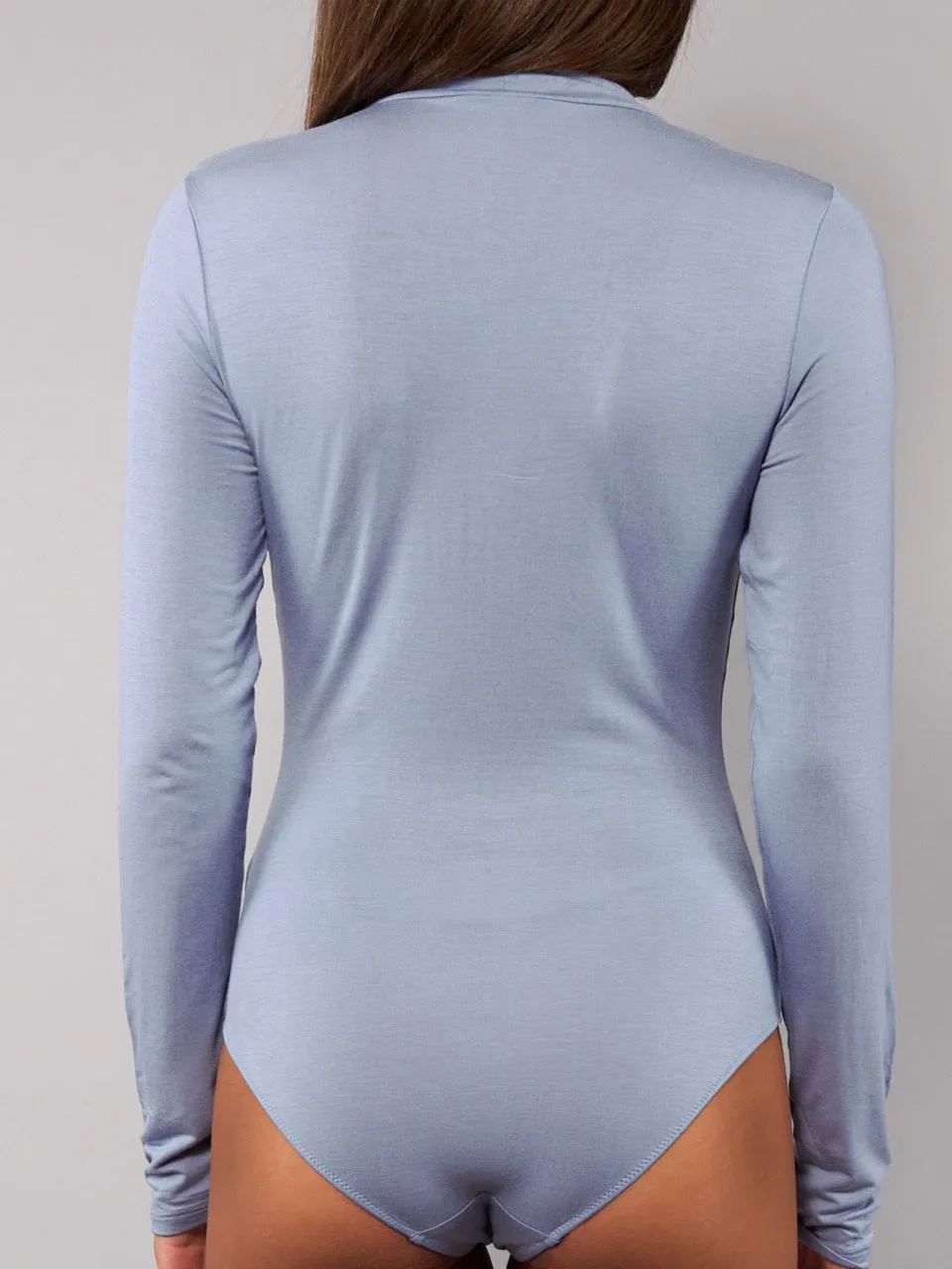 Si’èLei Today 6018 body collo alto denim modal