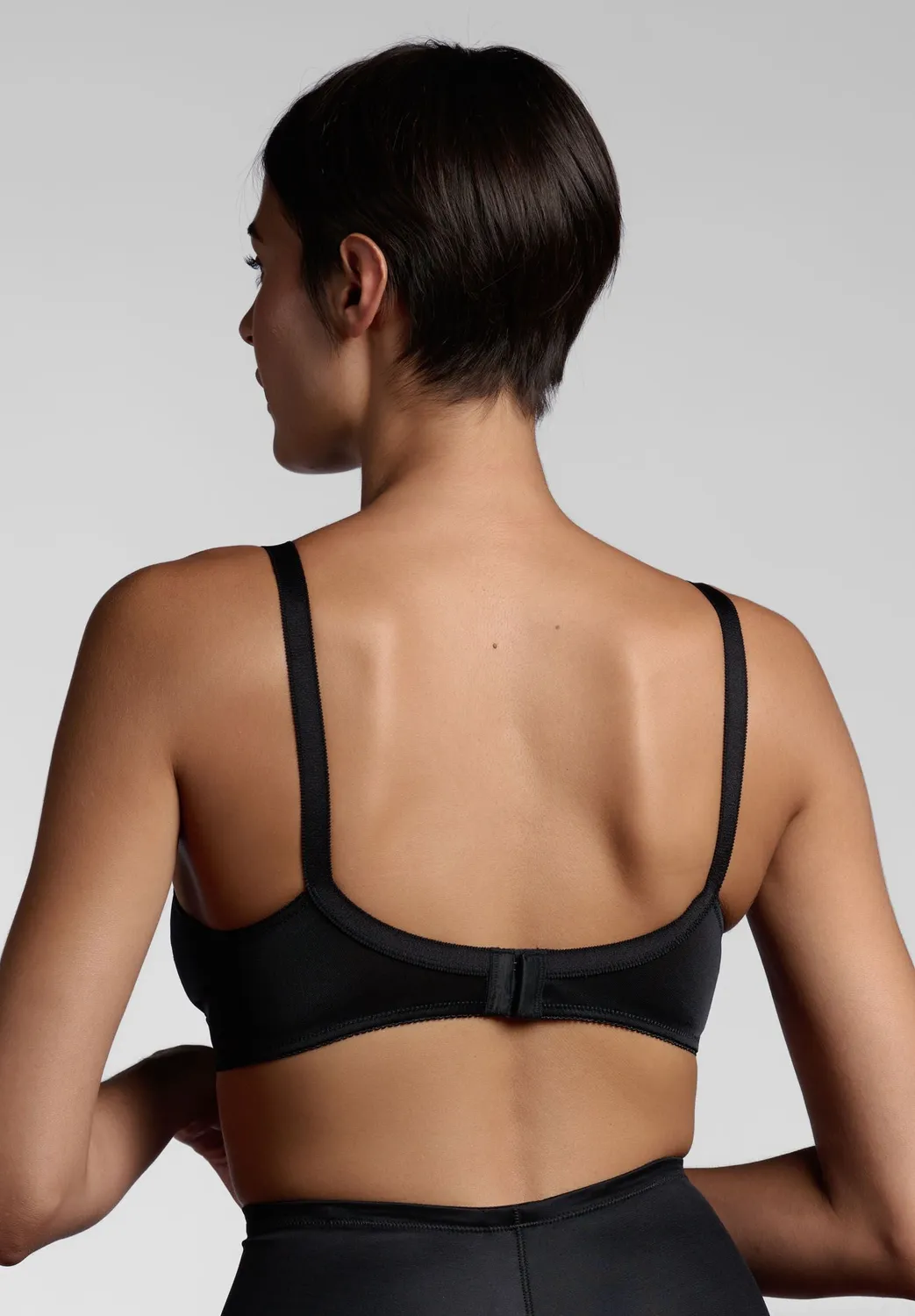 Lepel Delia Classic reggiseno senza ferretto nero pizzo rigido