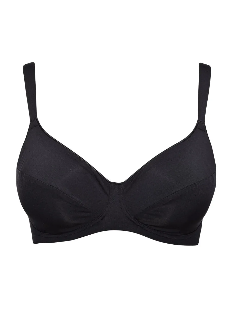 Si'èLei Plus 2540 reggiseno nero spalline imbottite