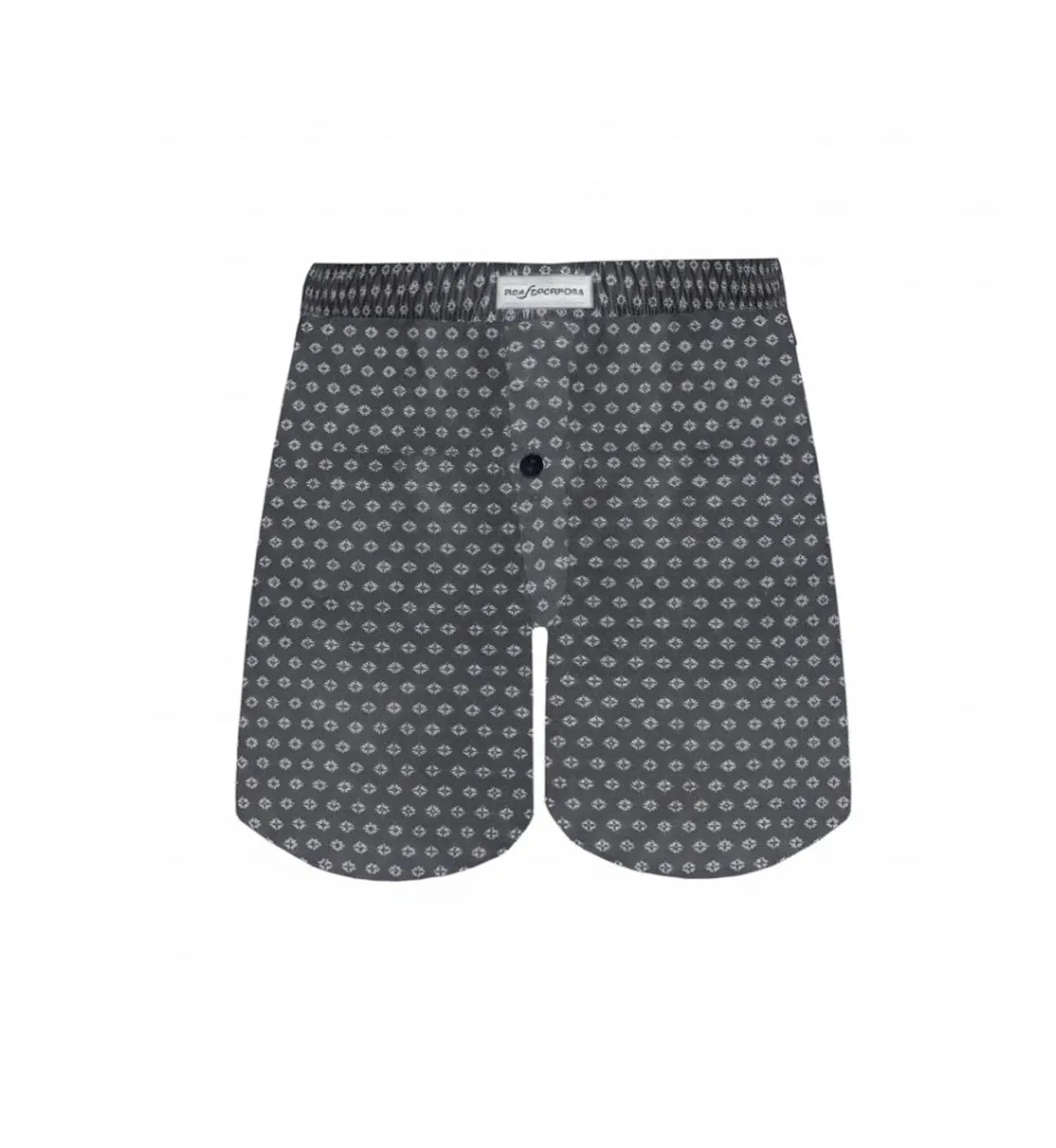 Rossoporpora boxer uomo cotone microfantasia nero