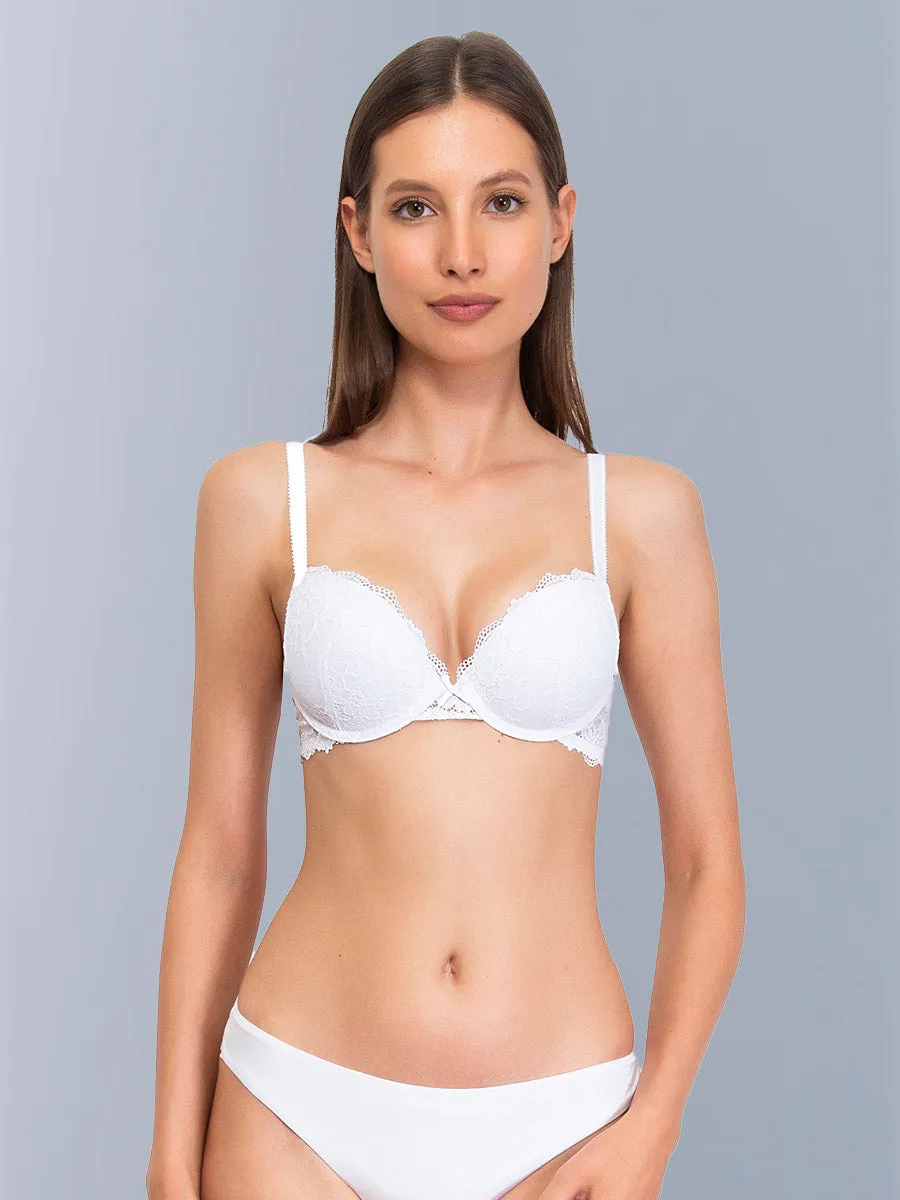 Si'èLei Wonder Lace 2444 push-up pizzo bianco