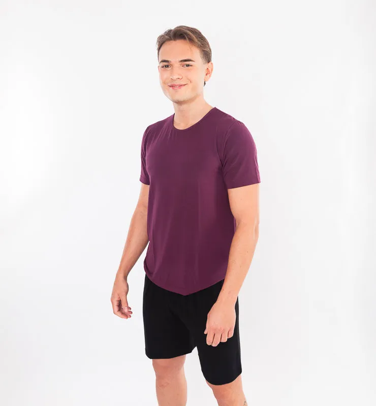 Casagin Essential T-shirt uomo Tencel maniche corte Bianco