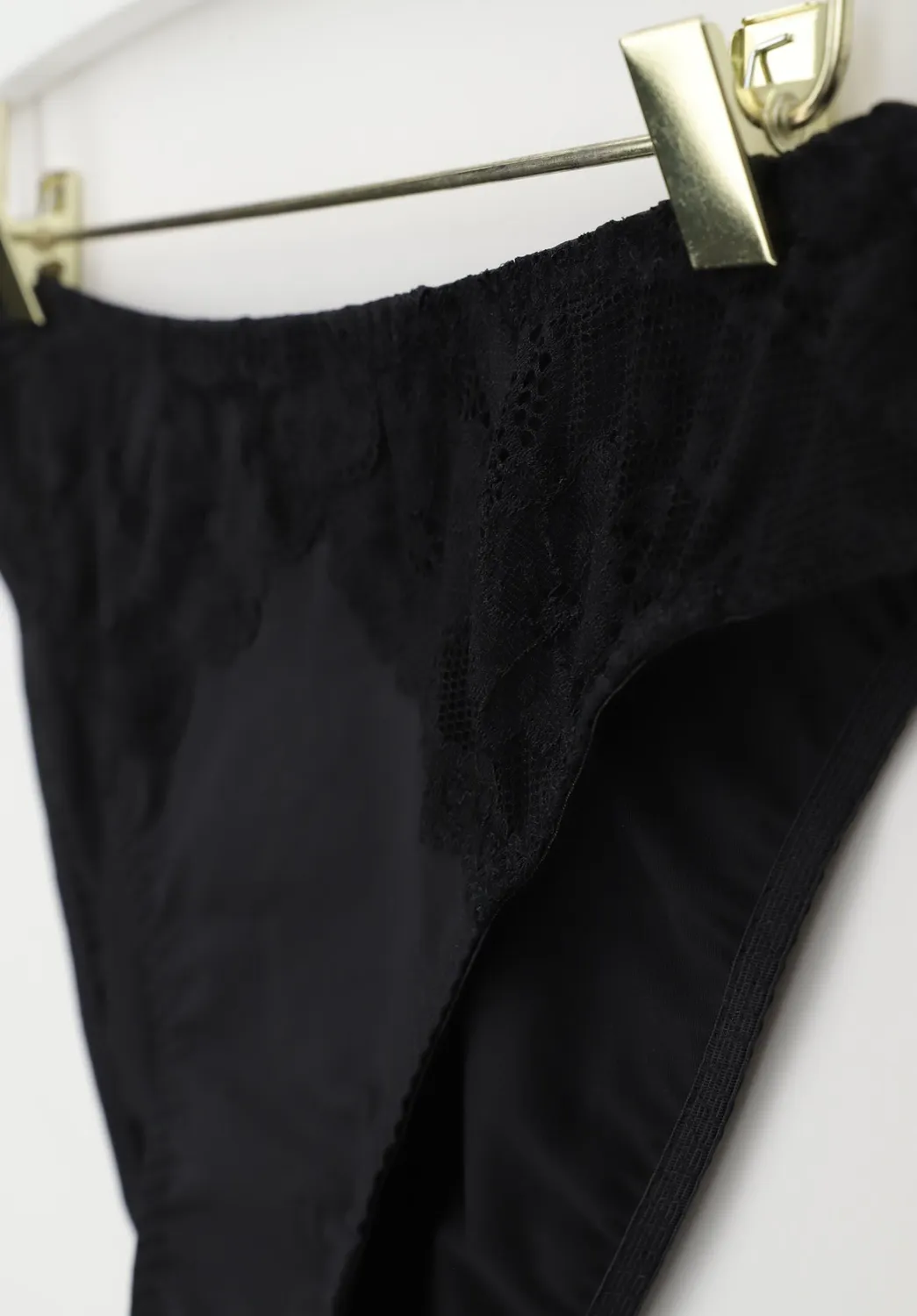 Lepel 252 Belseno Pizzo slip nero pizzo microfibra