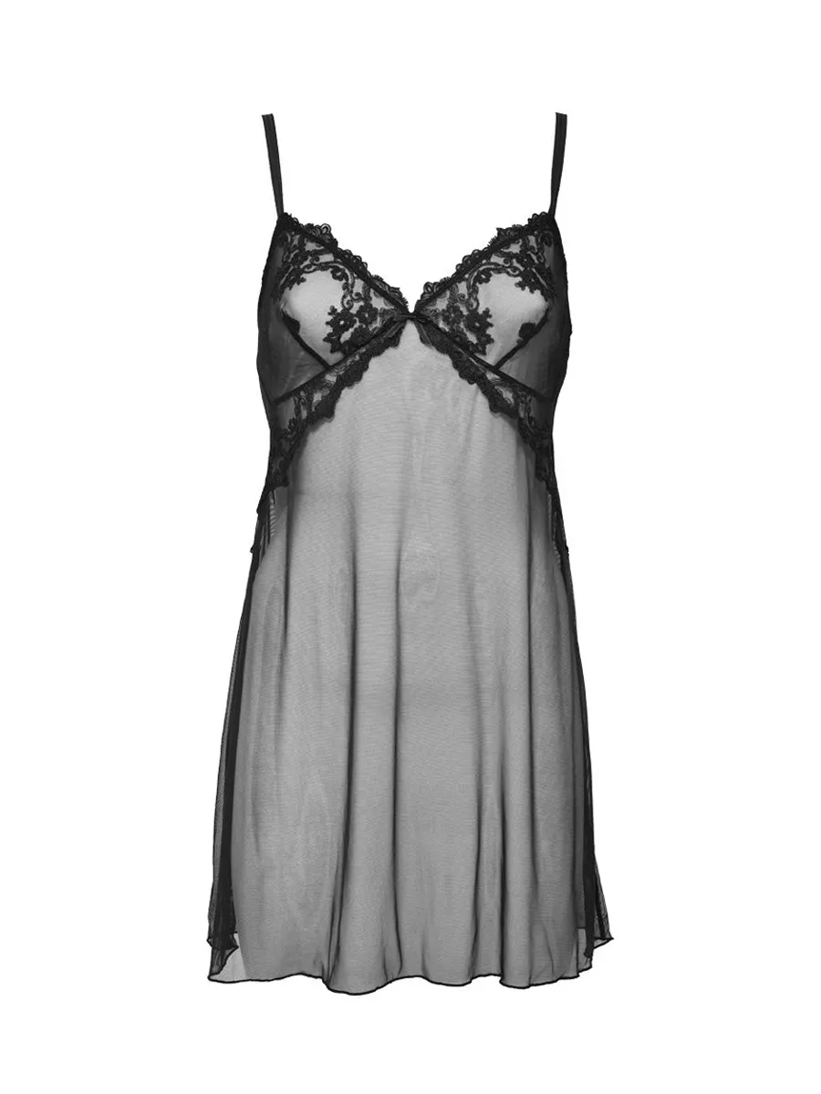Si'èLei Glam 1952 sottoveste parigina nera in tulle