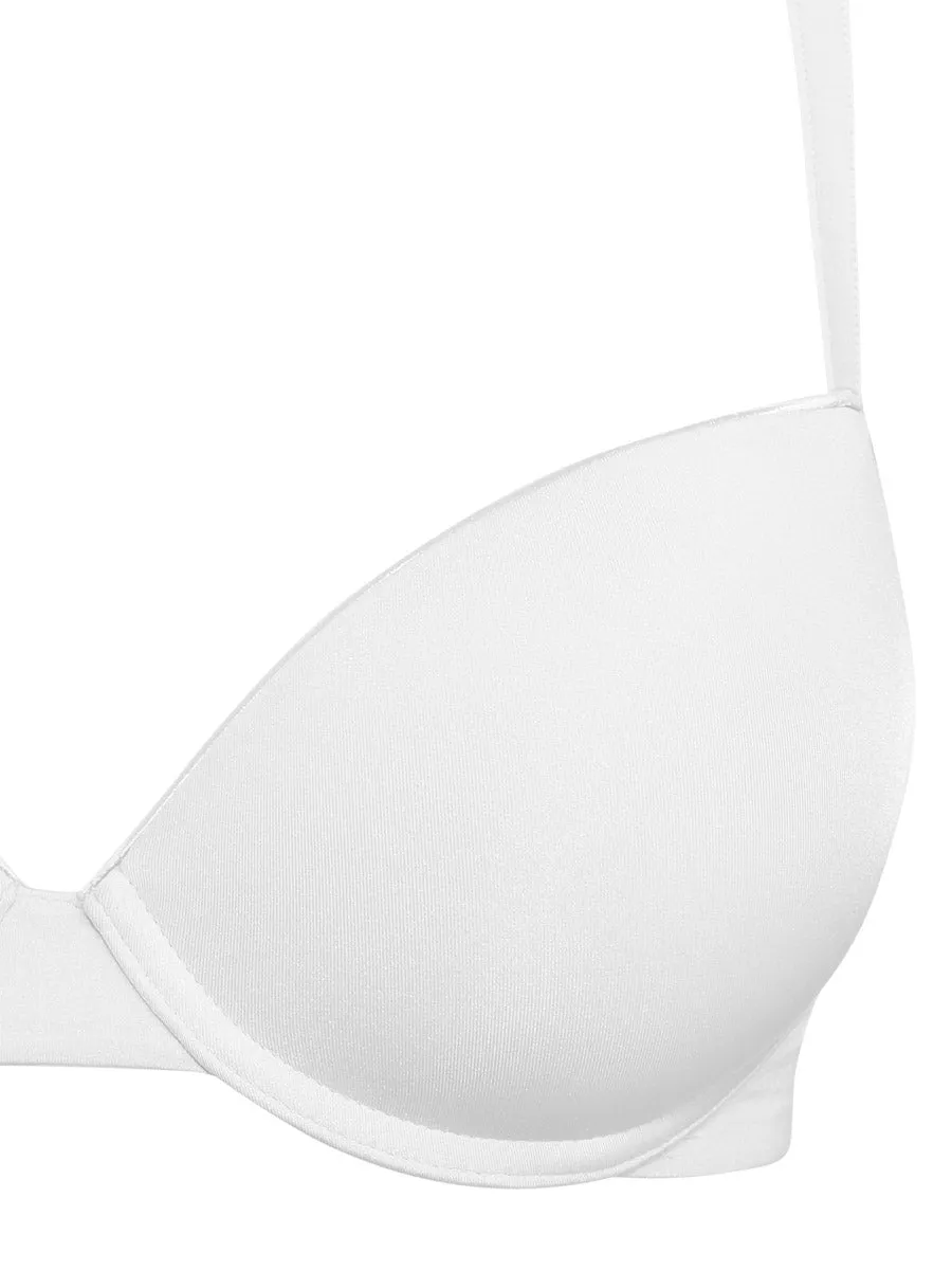 Si'èLei Plus 2544 reggiseno push-up bianco coppe graduate