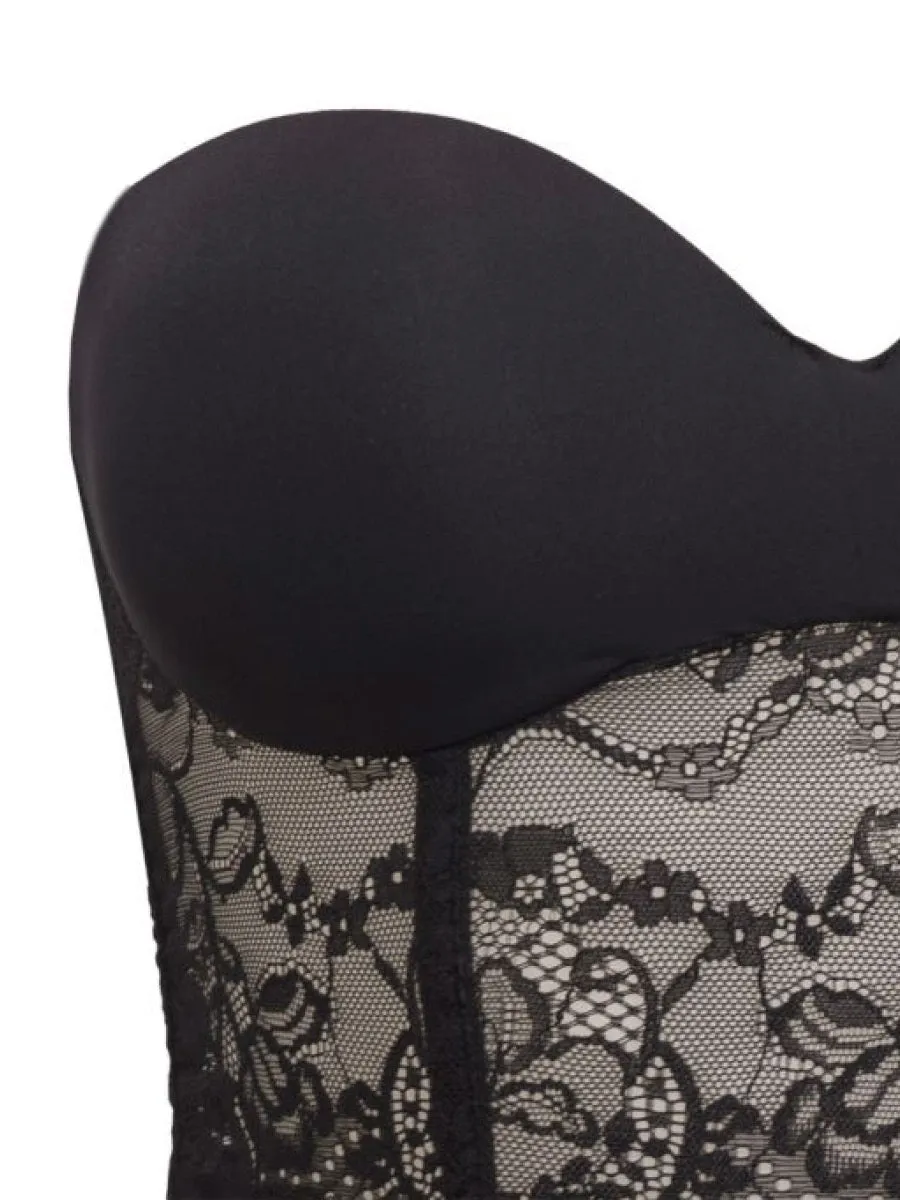 SièLei Pure Love 1971 guepiere nero pizzo
