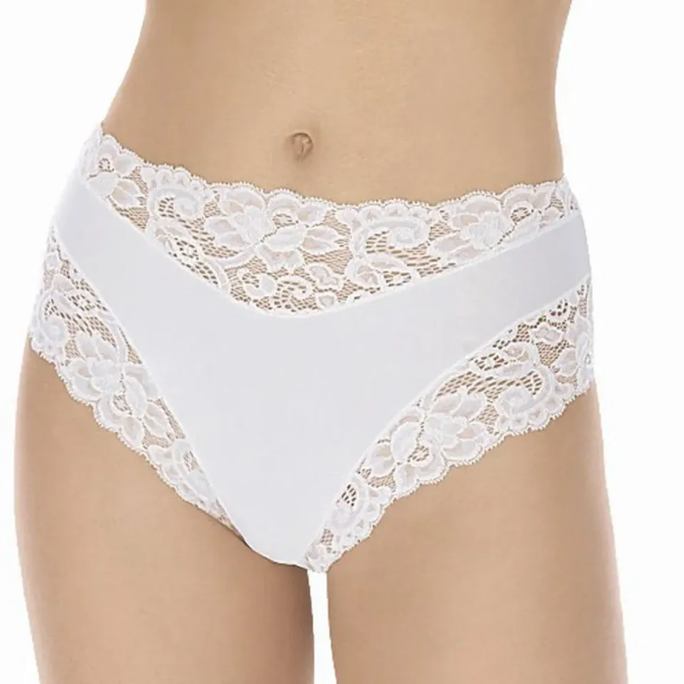 Janira Nadira Maika slip microfibra pizzo floreale