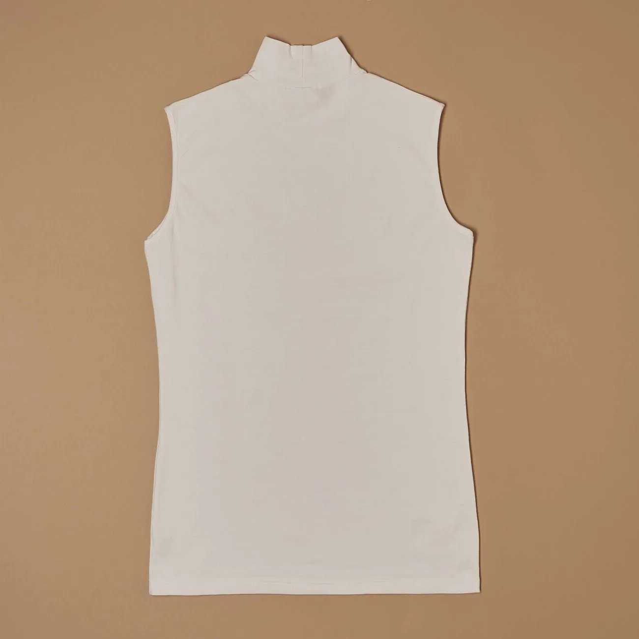 Jadea 4058 Lupetto Smanicato Cotone Elasticizzato Bianco