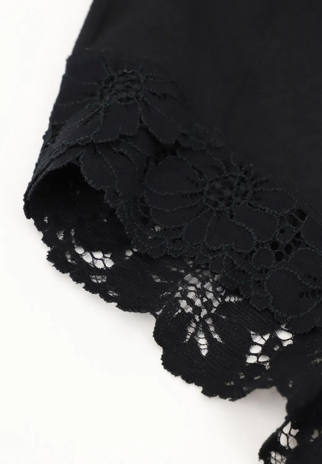 Lepel Belseno Pizzo Cotton 454 body nero senza ferretto